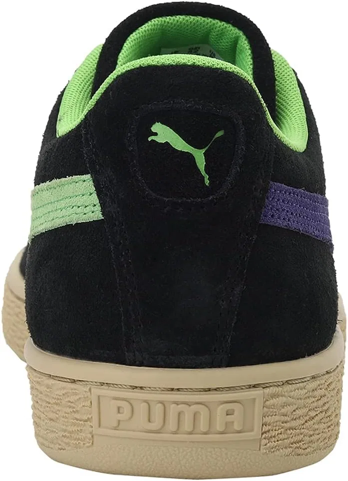 Замшевые кроссовки PUMA унисекс Santa Cruz Sha Leichtathletik-Schuh, Puma Black / Grey — фото 3