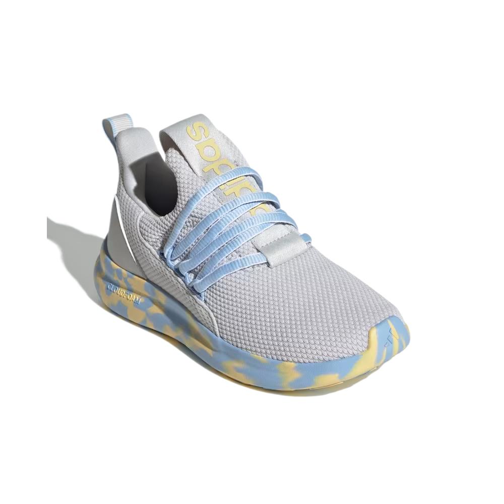 Детские кроссовки LITE RACER ADAPT 7.0 Low Top для повседневной носки Adidas, серый/оранжевый/синий — фото 4