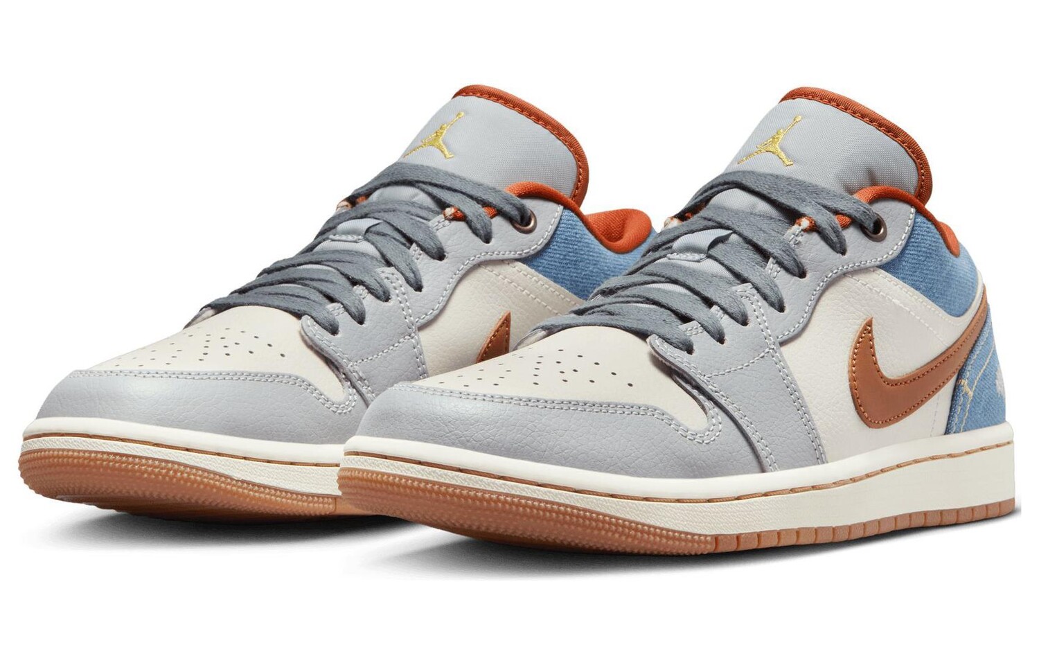 Женские кроссовки Jordan Air Jordan 1 для скейтбординга, Синий/Белый — фото 3