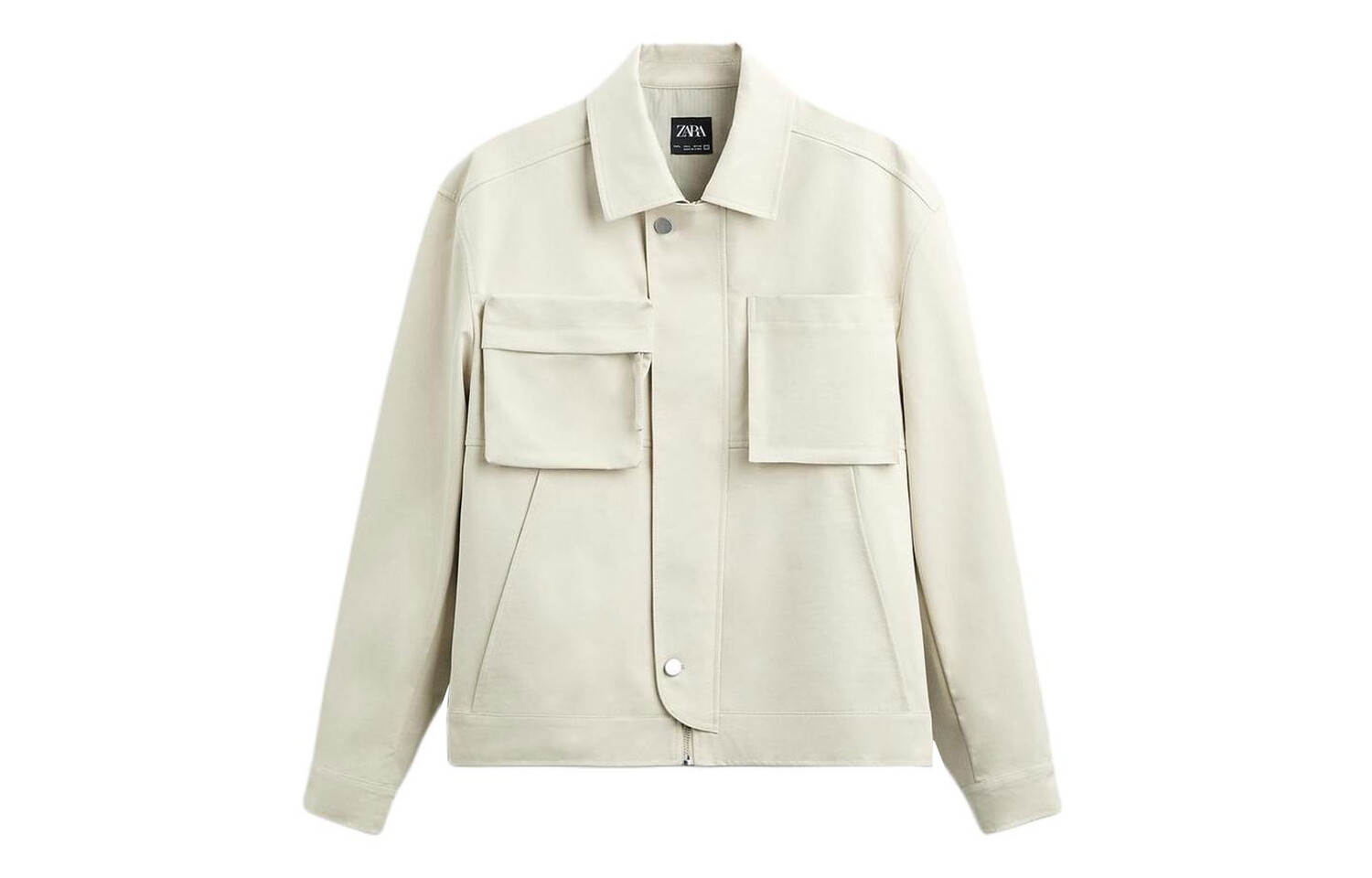 

Куртка мужская белая Zara, белый