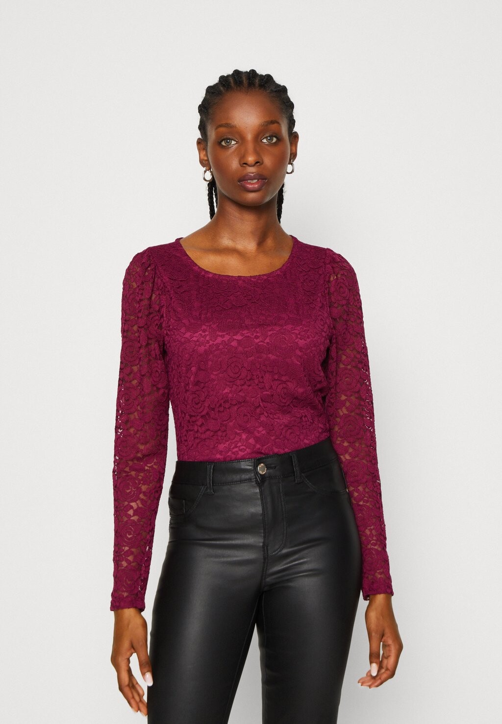 

Блузка Jdykimmie Cuff JDY, цвет purple potion