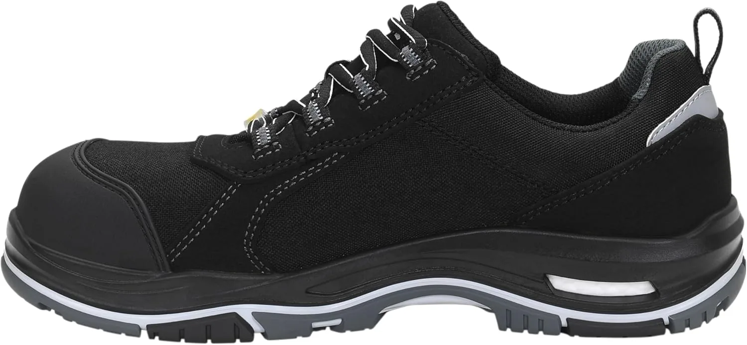 Мужские защитные ботинки ELTEN Ian XXTP Pro Gray Low ESD S3S с текстильным и пластиковым носком, легкие, классического дизайна, черный — фото 3