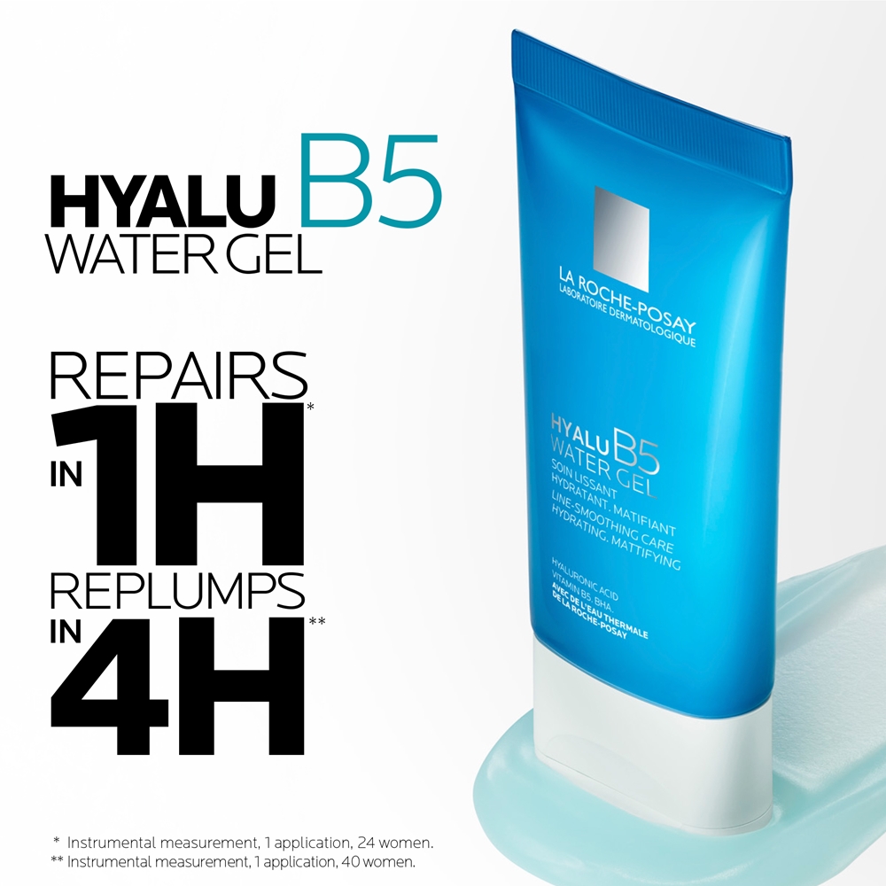 Крем для лица SPF LA ROCHE-POSAY Hyalu B5 Water Gel с легкой текстурой увлажняющий гель — фото 3