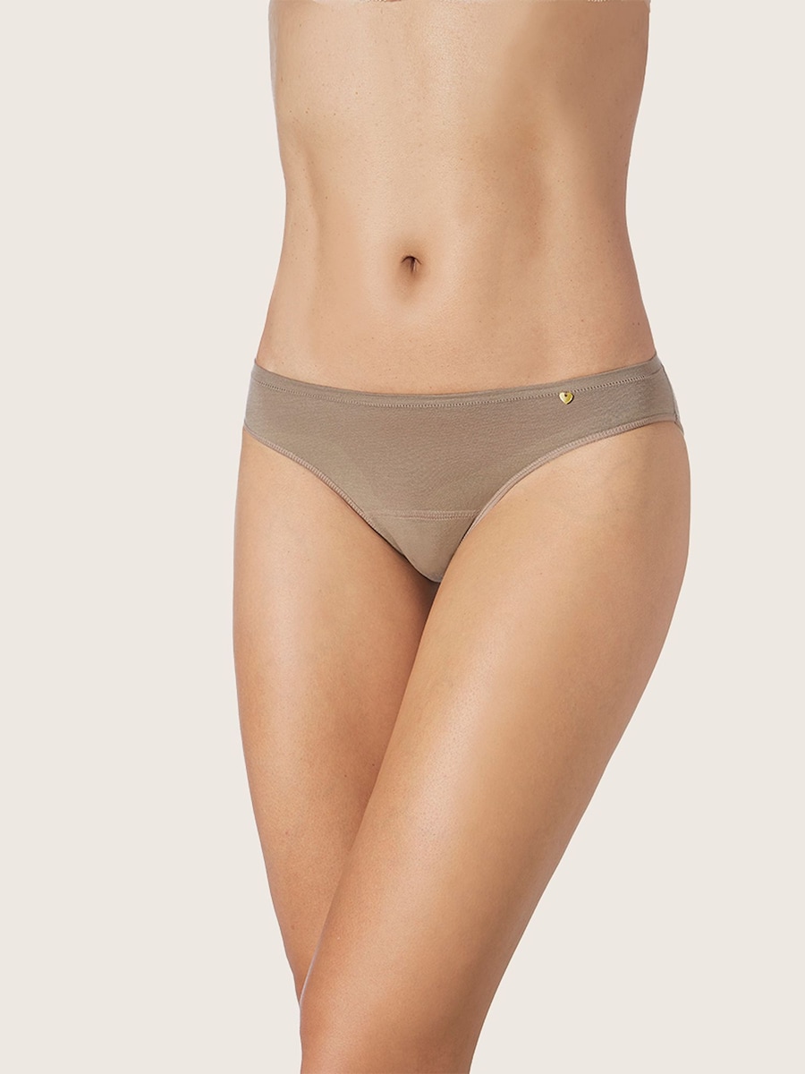 

Бой-шорты zd ZERO DEFECTS Venus soy fiber low waist panty, коричневый