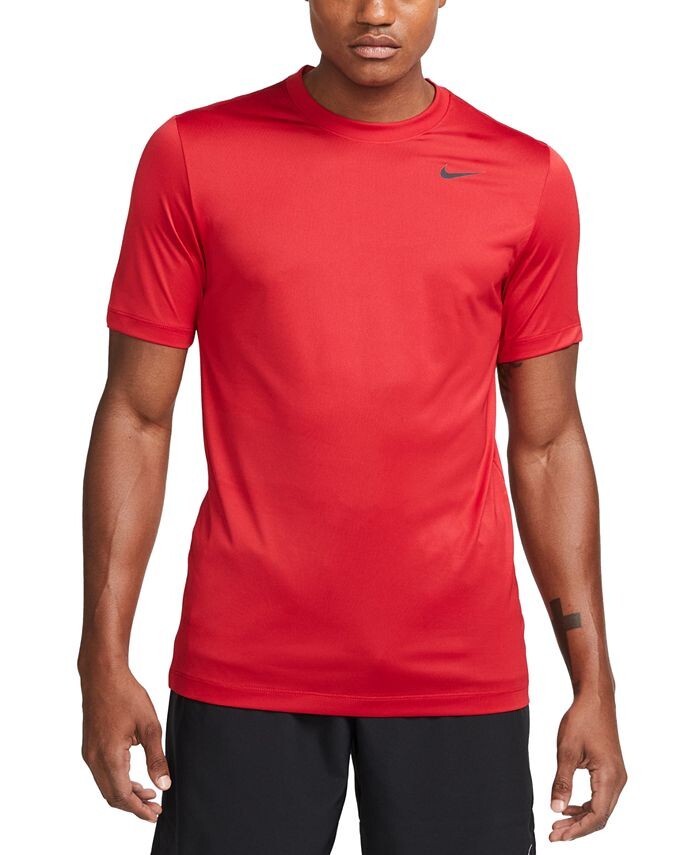 

Мужская футболка для фитнеса Dri-FIT Legend Nike, цвет Gym Red/black