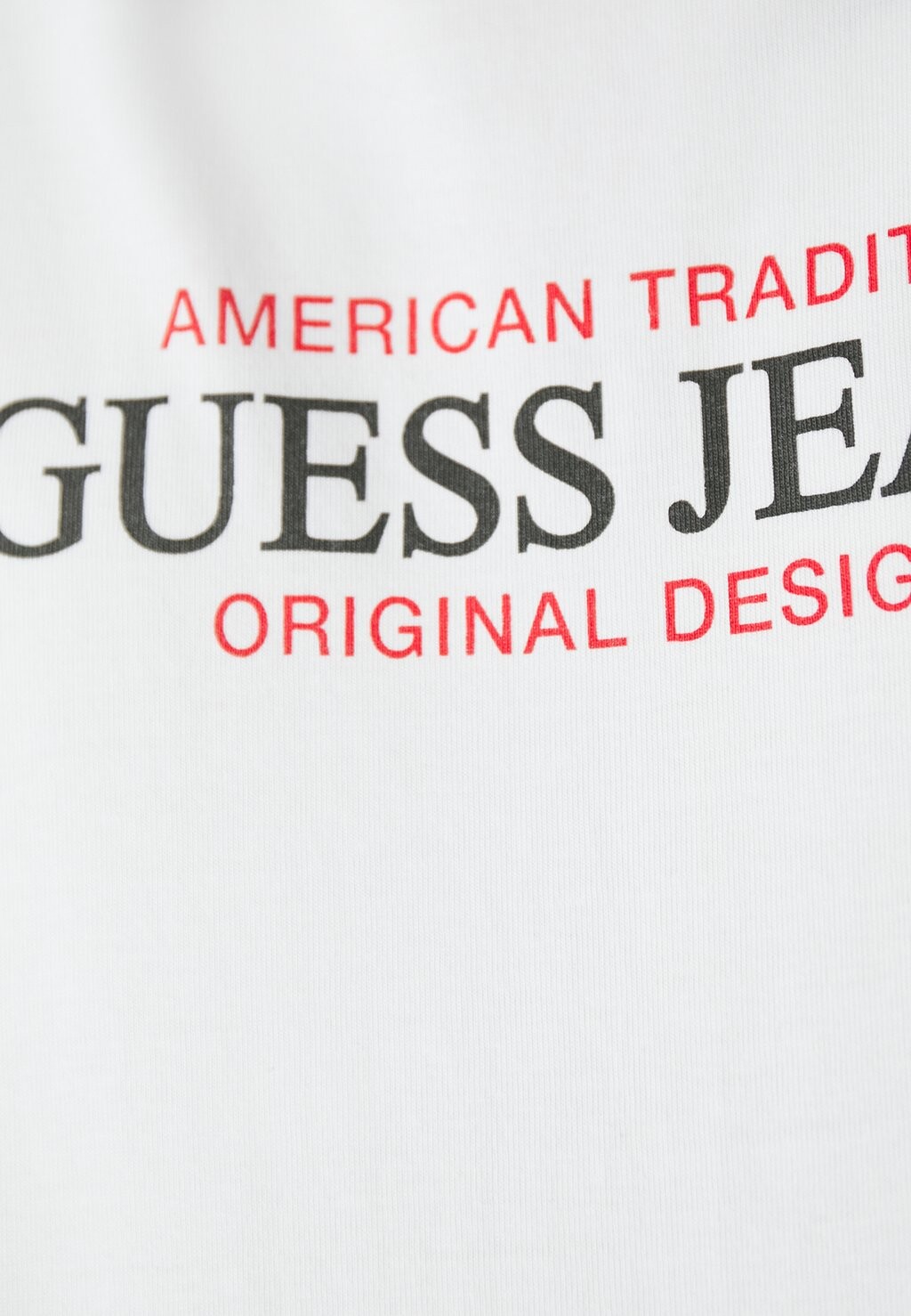 

Футболка с принтом SS CN OS AMERICAN TR TEE Guess Jeans, белый