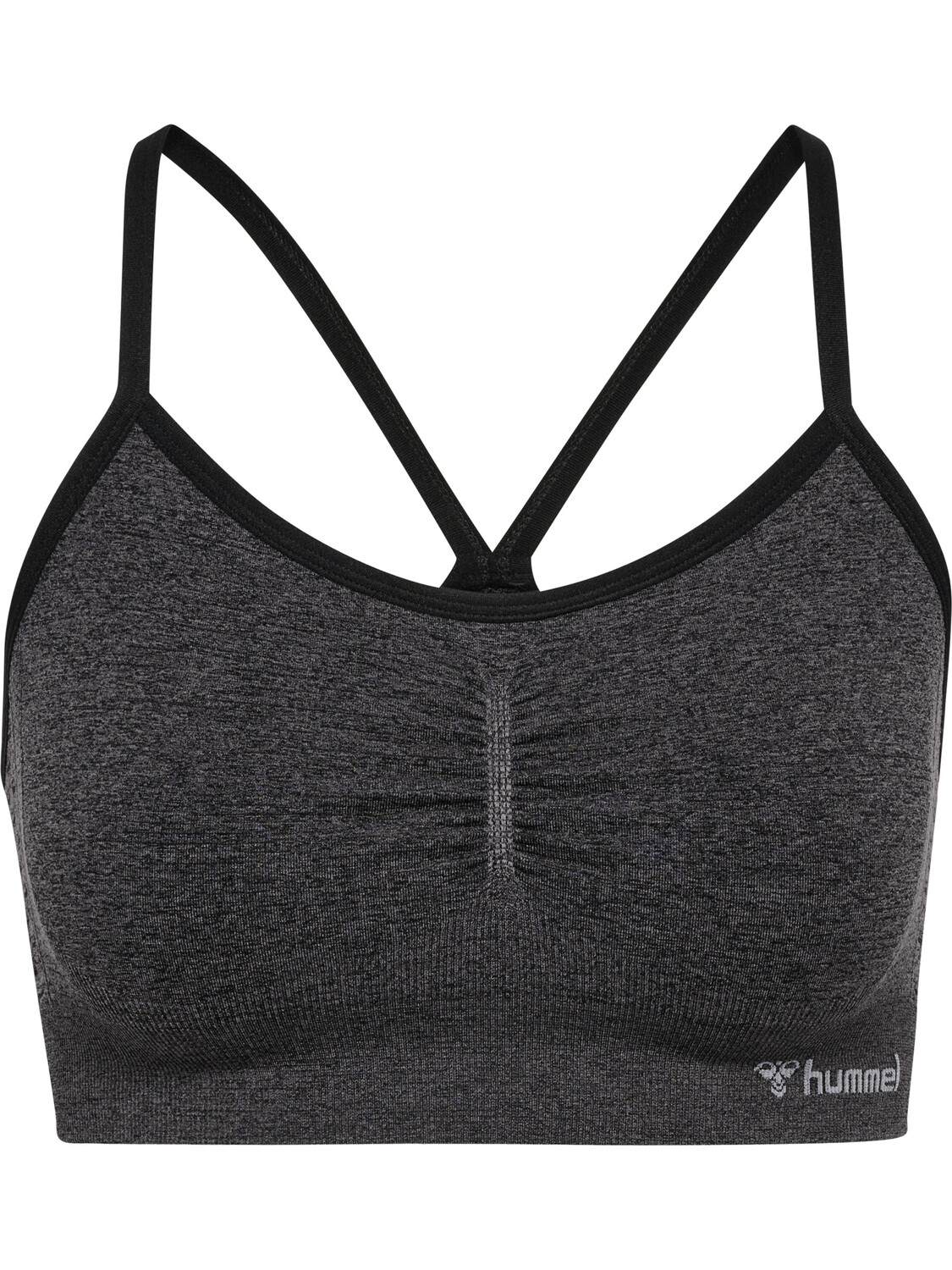 

Футболка Hummel S/L Hmlci Seamless Scrunch Sports Bra, черный