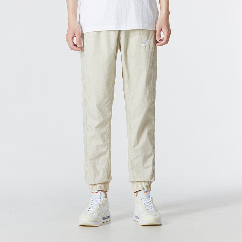 Спортивные брюки Men's Nike Solid Color Logo Casual Woven Sports Pants/Trousers/Joggers Autumn Khaki DQ4586-206 — фото 3