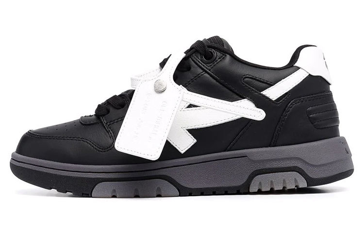 OFF-WHITE OFF WHITE низкие модные скейтбординг кроссовки женские black