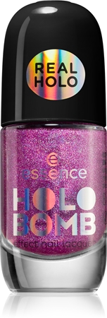 

Лак для ногтей с голографическим эффектом essence HOLO BOMB, 02 - Holo Moly 11 ml