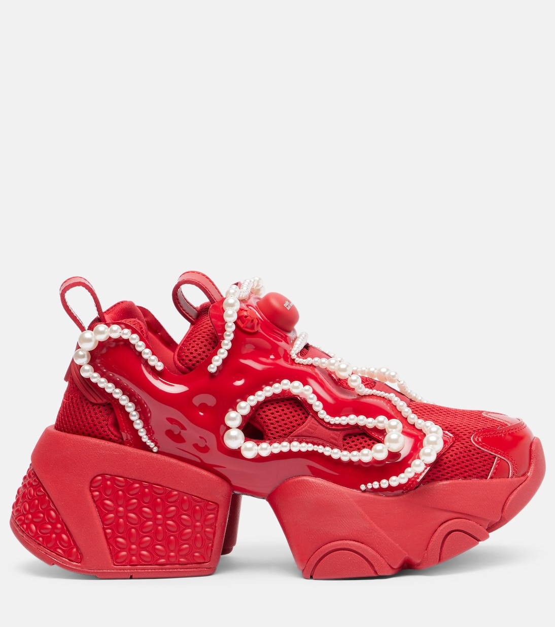 x Reebok платформенные кроссовки с декором Noir Kei Ninomiya, Col. 2 Red — фото 4