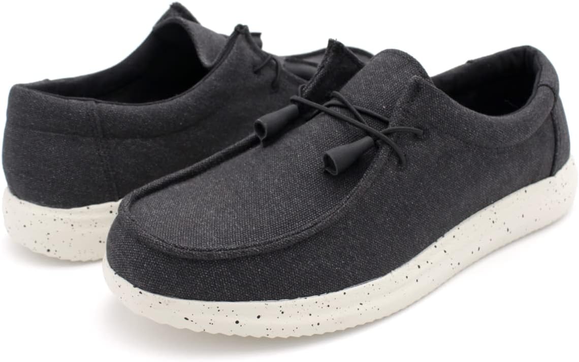 

Кроссовки Town Forst Mens Cotton Upper Fashion Slip On Casual Shoes, черный