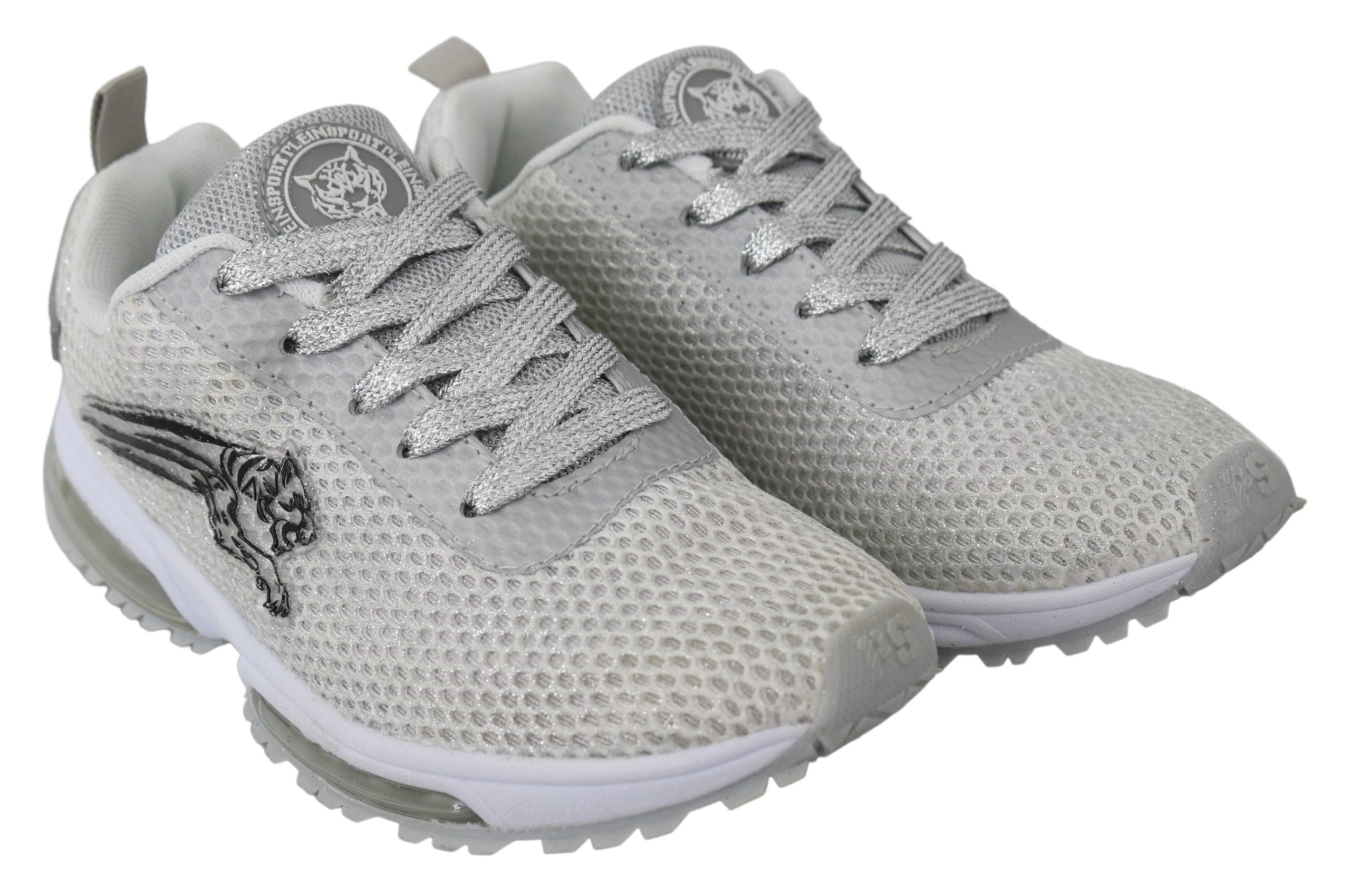 Plein Sport женские кроссовки Gretel из полиэстера, серебряный