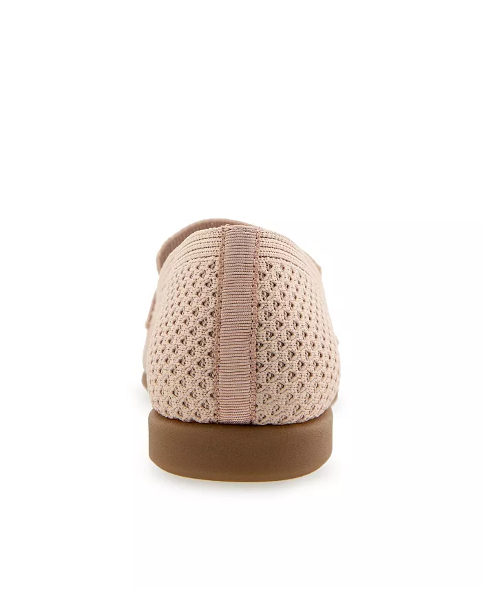 Женские домашние тапочки Nanti Knit с мысом Smoking Almond Aerosoles, коричневый/бежевый — фото 3