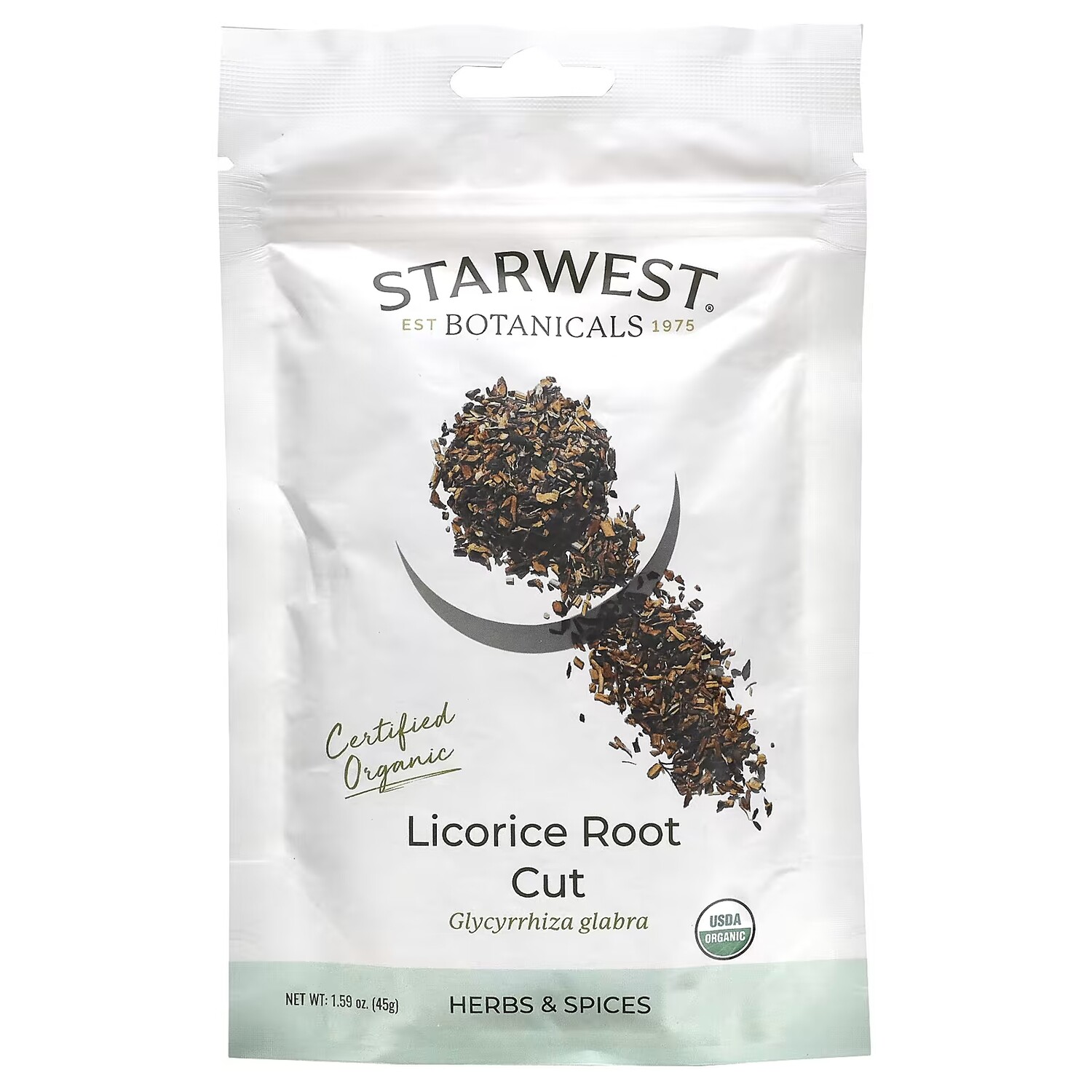 

Органический экстракт корня солодки Starwest Botanicals, 45 г