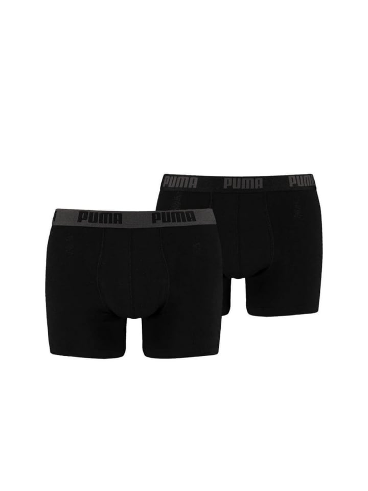 

Боксеры PUMA BASIC BOXER 2P черного цвета