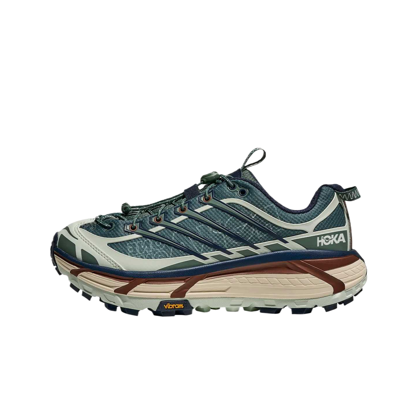 

Кроссовки для бега Mafate Three 2 Unisex HOKA ONE ONE, Fern зеленый/синий