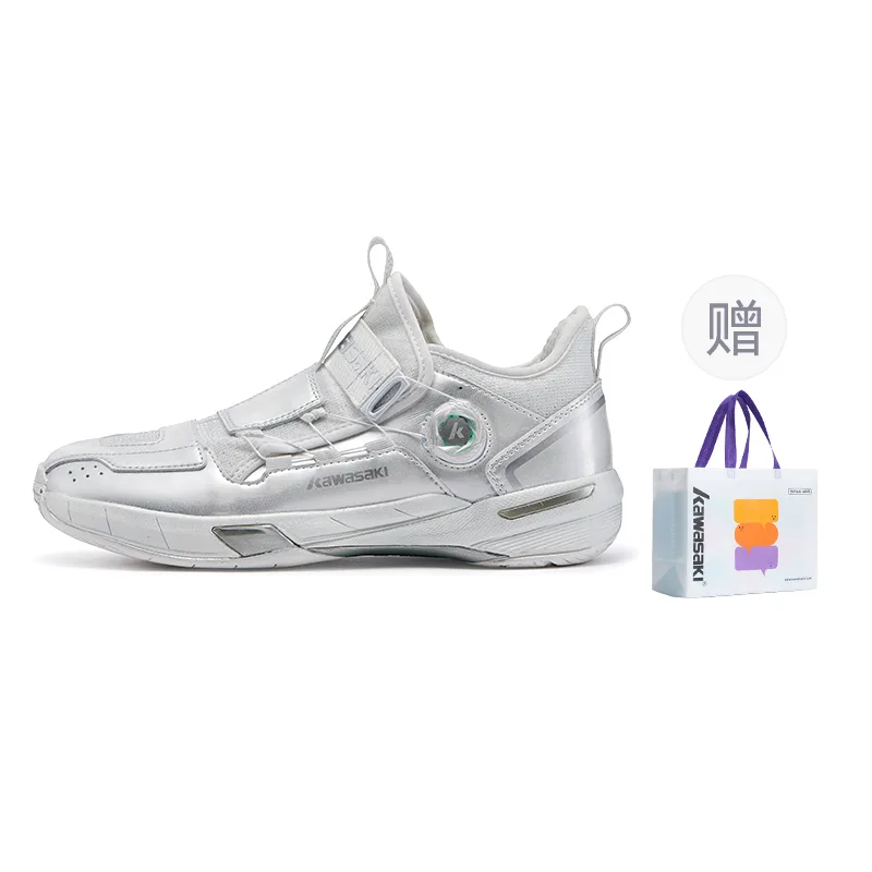 Кроссовки для бадминтона Crossover 2.0 Mid Collection Knob Comfortable Mid top Unisex Kawasaki, Jade Sea Blue — фото 3
