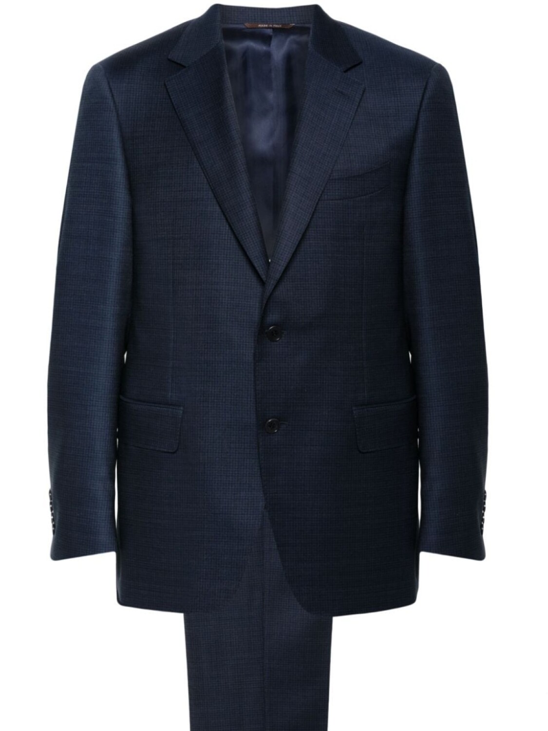 

Canali костюм с однобортным пиджаком, синий