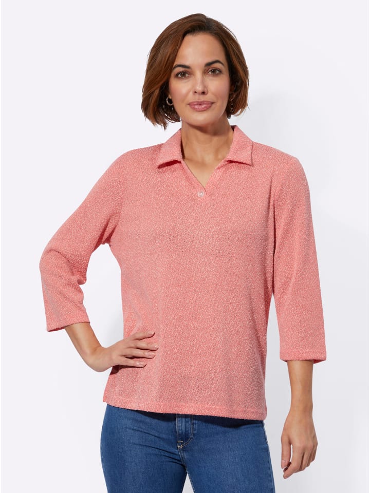 

Рубашка-поло цвета фламинго-меланж WITT WEIDEN