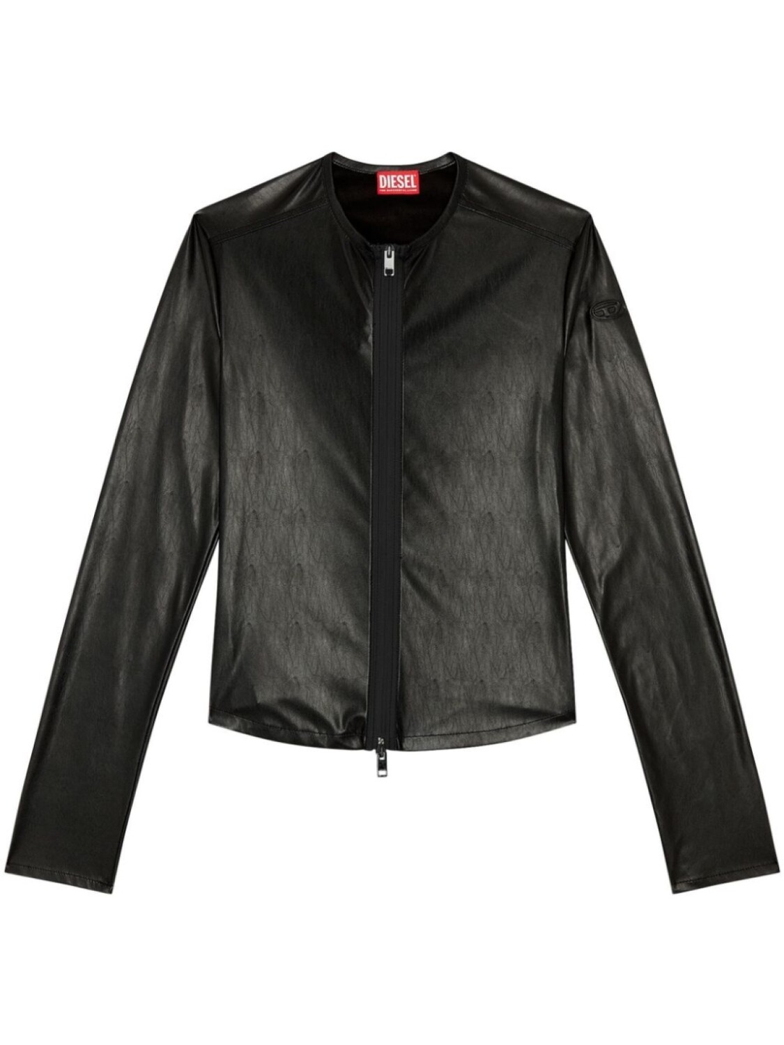 

Diesel топ S-Nes из искусственной кожи, черный