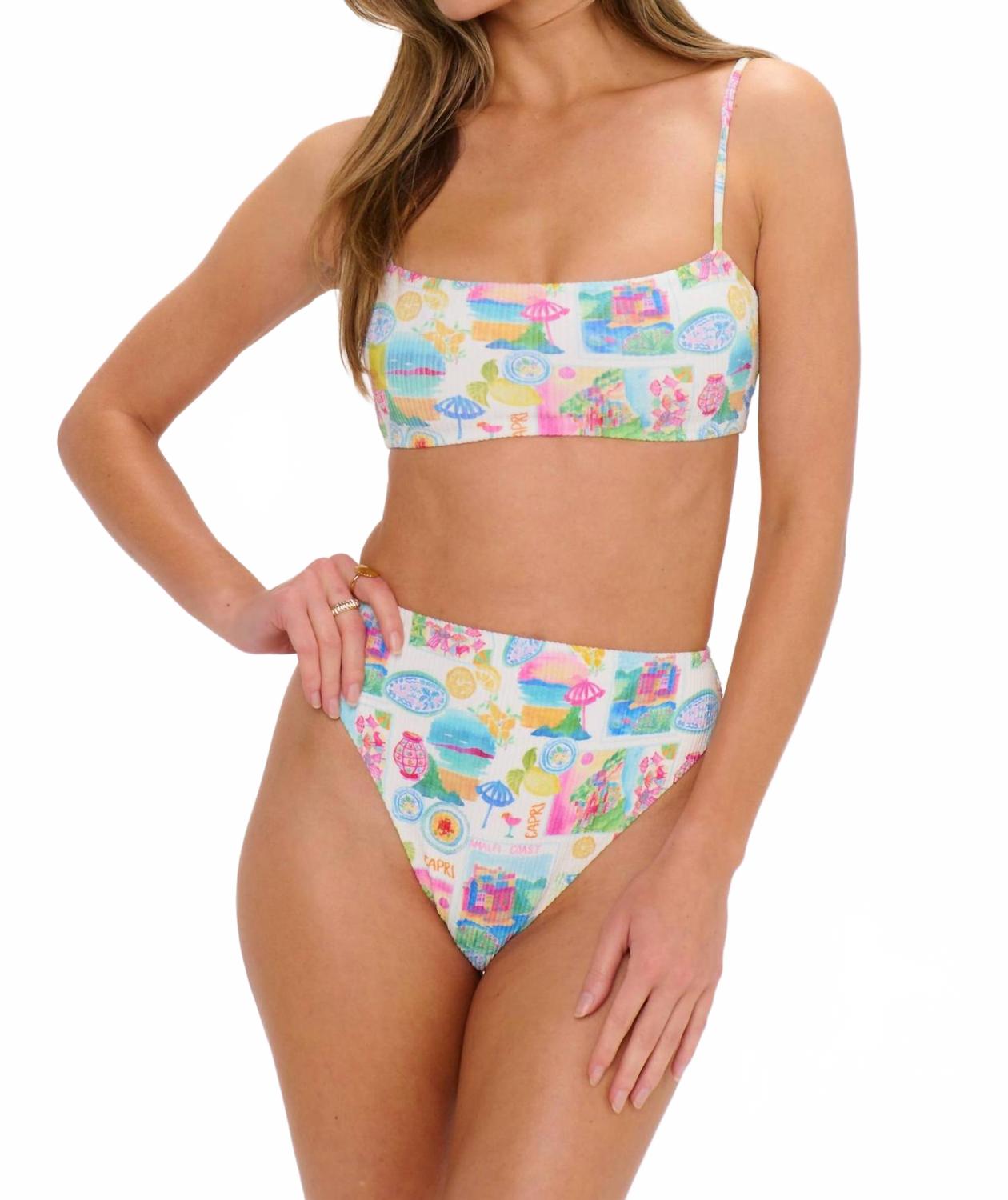 

Palma Bottom In Amalfi Coast Rib Scrunch Show Me Your Mumu, Amalfi Coast Rib Scrunch