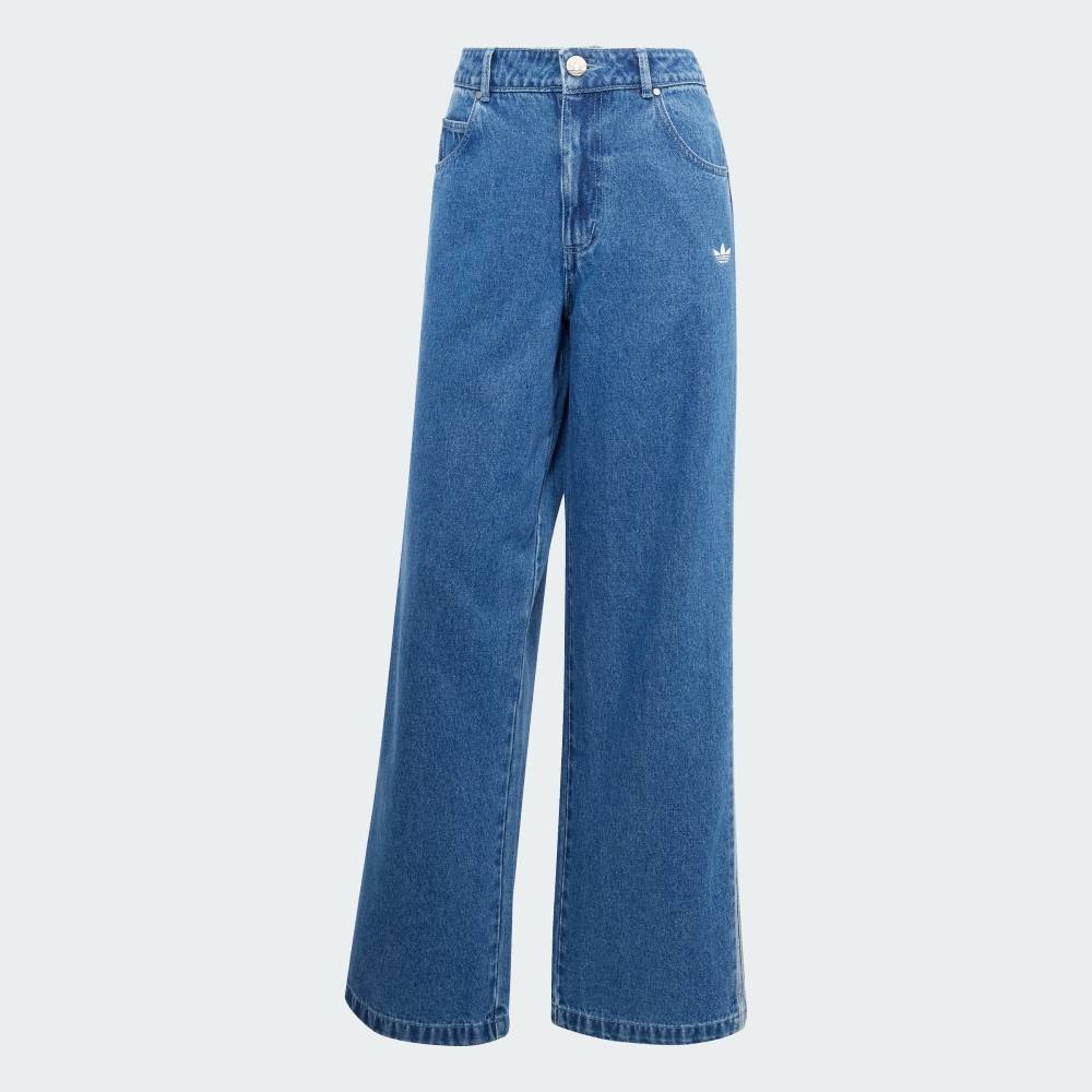 Спортивные брюки Adicolor Denim с тремя полосками Adidas, blue — фото 4