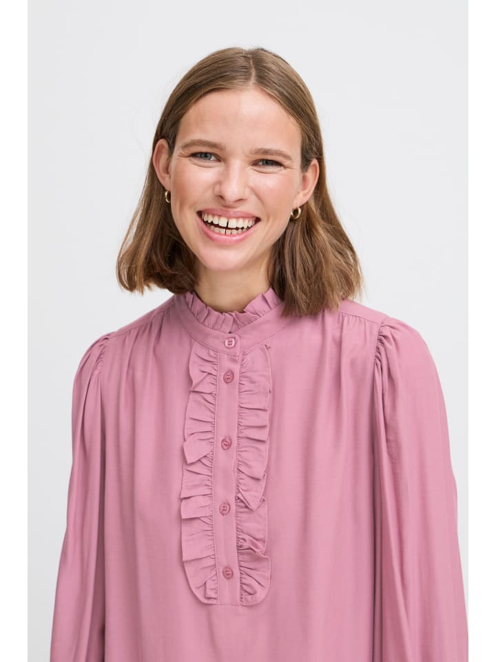 

Блузка с короткими рукавами BYFENJA, стандартный крой, цвет Сумеречная орхидея b. young