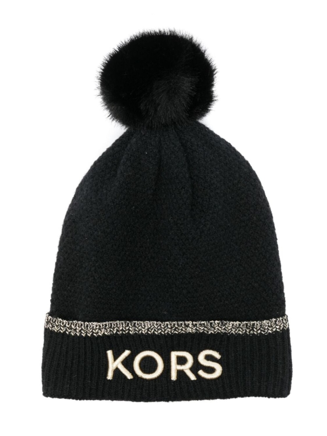 

Michael Kors Kids шапка бини с вышитым логотипом, черный