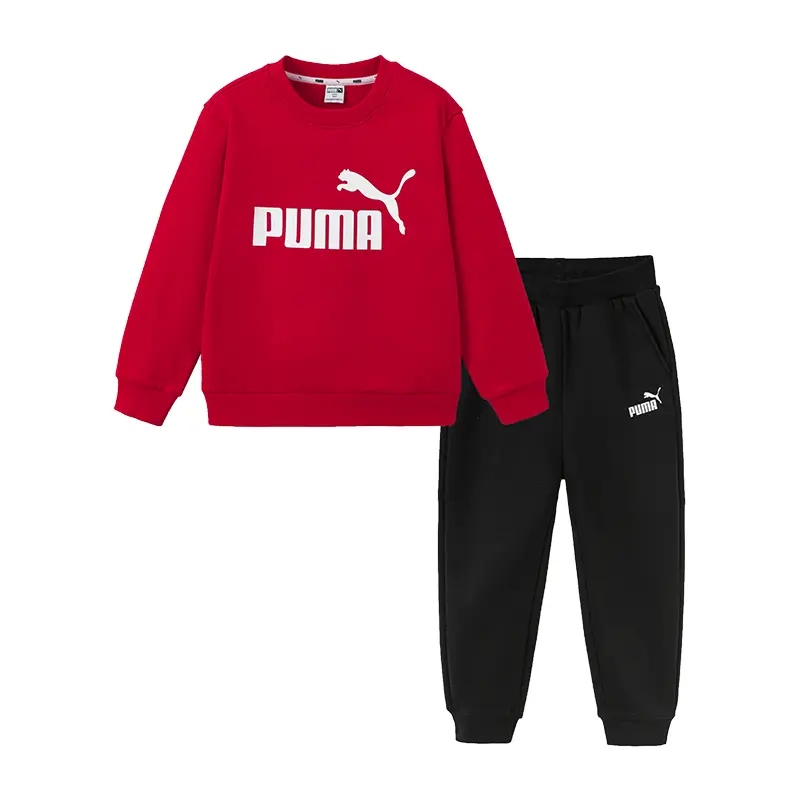 

PUMA Повседневная спортивная одежда коллекция Sportstyle CLASSICS красный черный тон детская