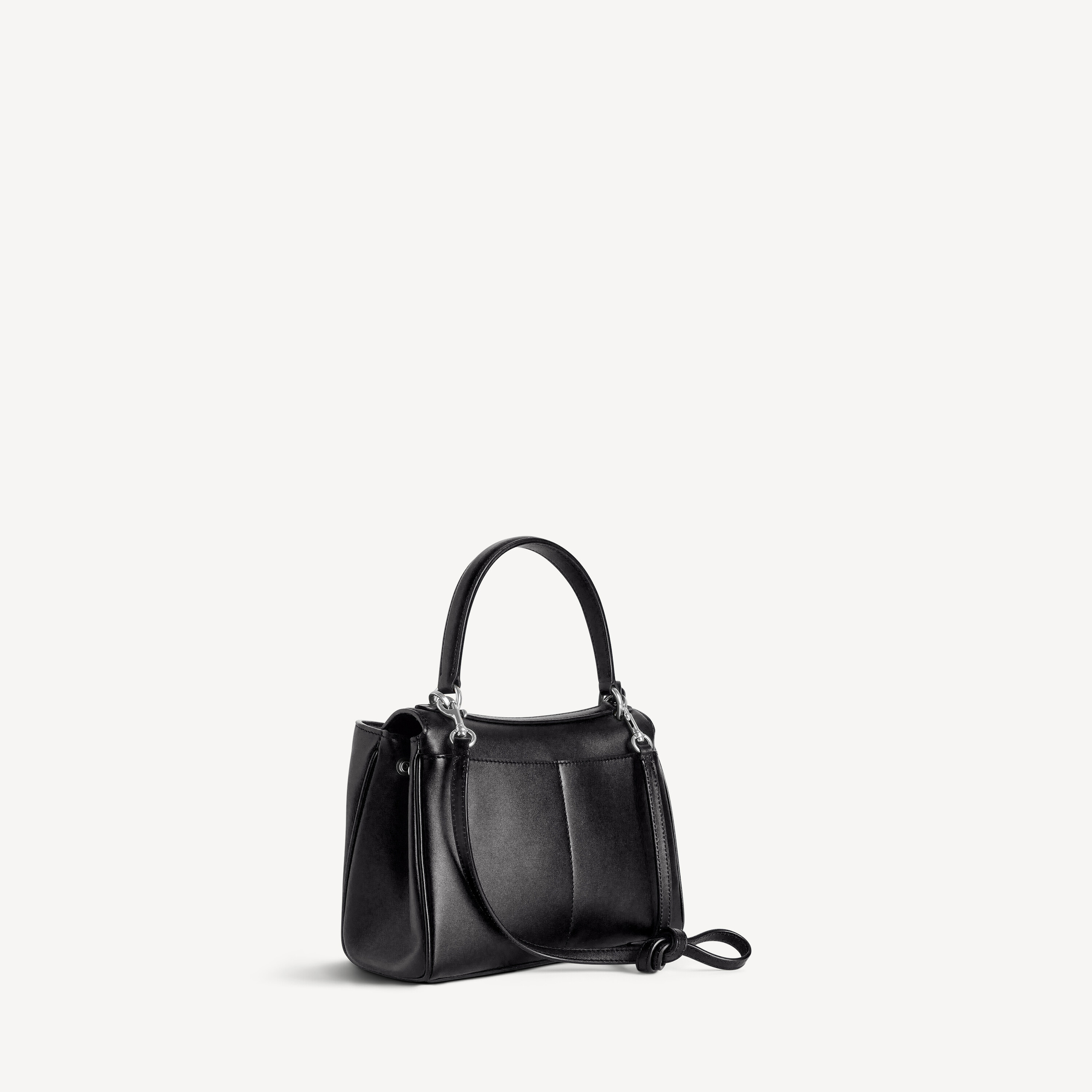 BALENCIAGA Женская мини-сумка Rodeo в черном цвете — фото 3