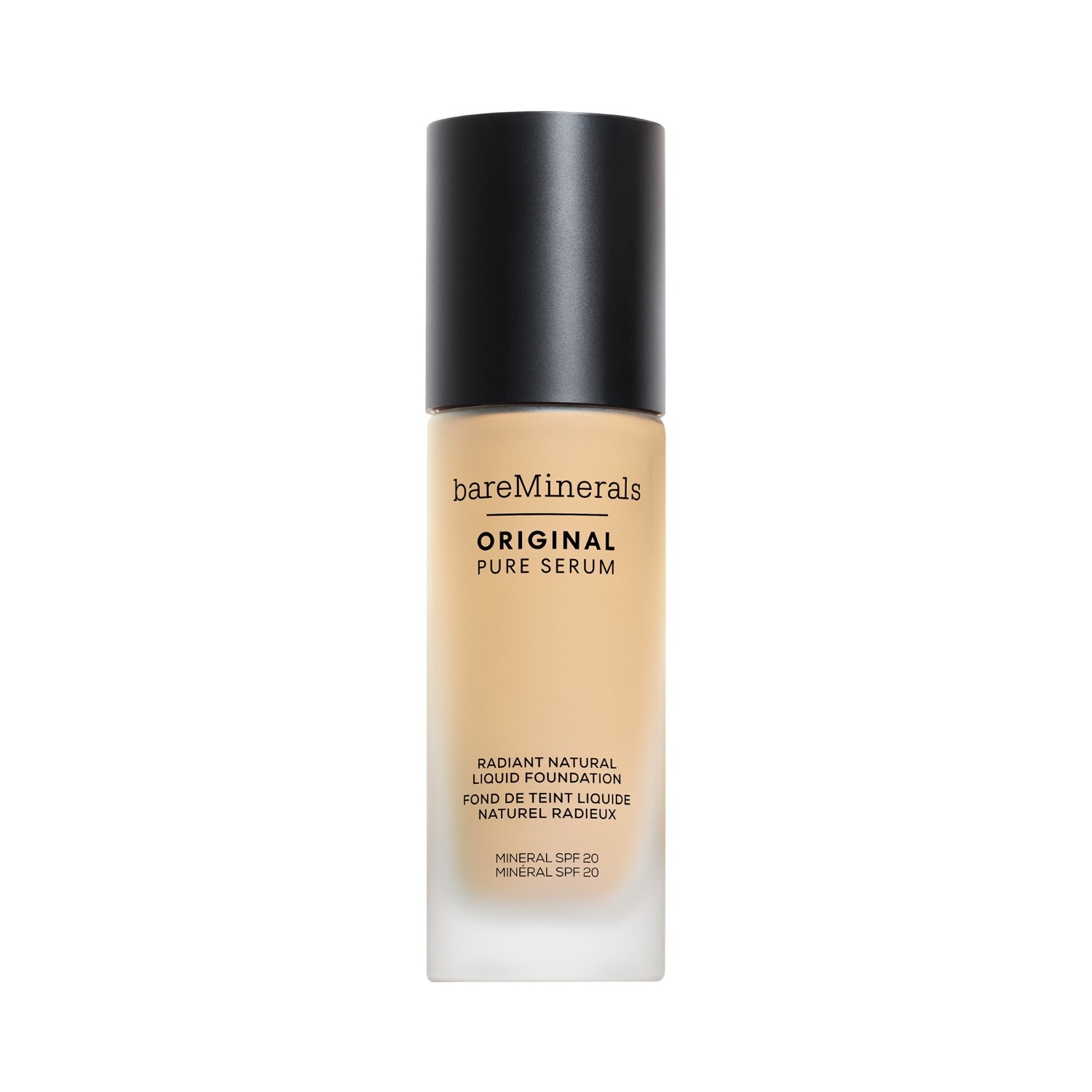 

Тональный крем для лица original pure serum radiant natural liquid mineral spf 20 Bareminerals, fair warm 1.5, объем 30 мл