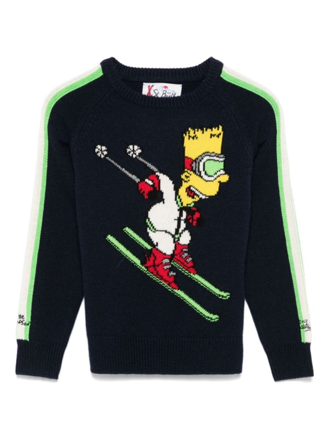 

MC2 Saint Barth Kids x The Simpsons свитер Bart Ski Club, синий