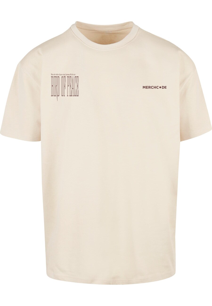 

Классическая футболка Merchcode Shirt Birds Of Peace 2, песочный