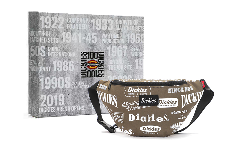 

Dickies Сумка-слинг из полиэстера на одно плечо, поясная сумка, обычная, унисекс, армейский зеленый