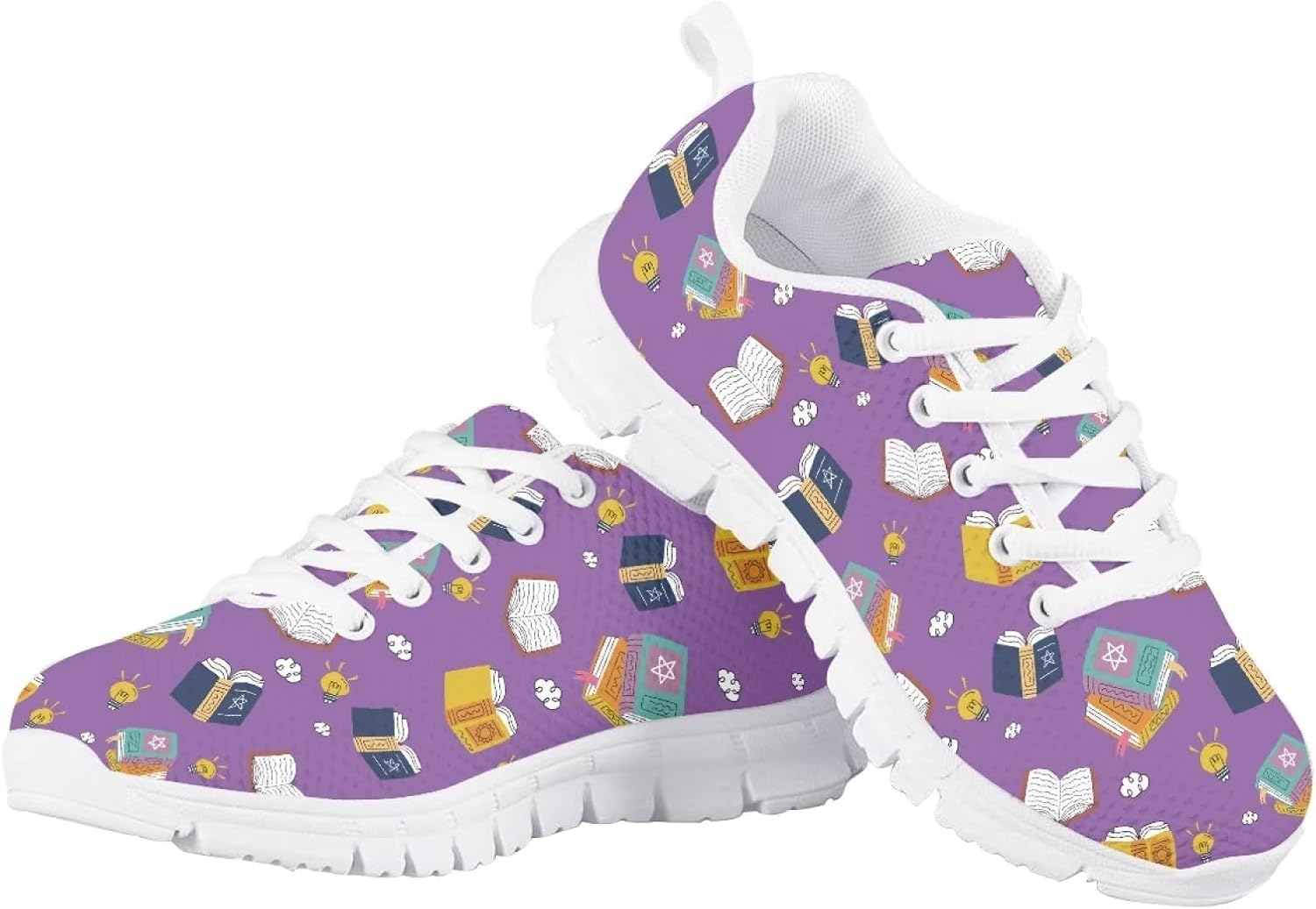 

Унисекс детские модные кроссовки для повседневной носки, бега и прогулок, всепогодные Giftpuzz, фиолетовый