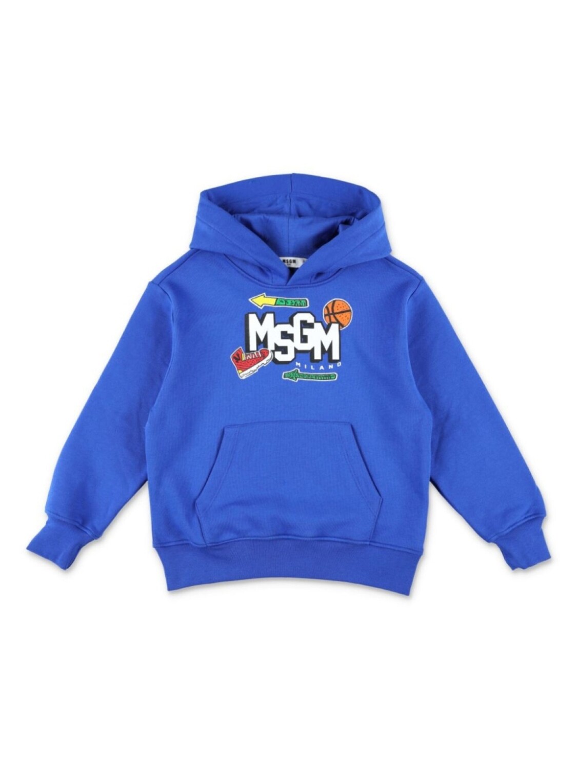 

MSGM Kids толстовка с логотипом, синий