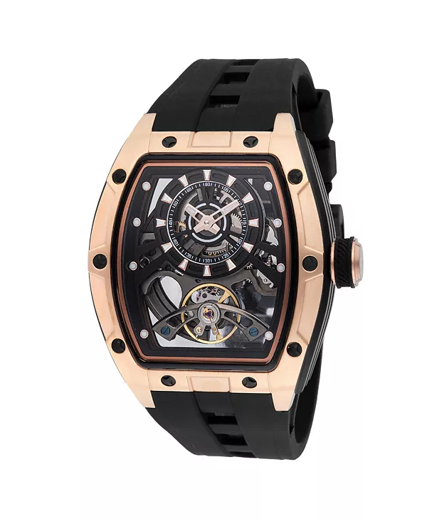 

Мужские часы 49037 s1 rally с автоподзаводом, тремя стрелками и черным циферблатом Invicta, black