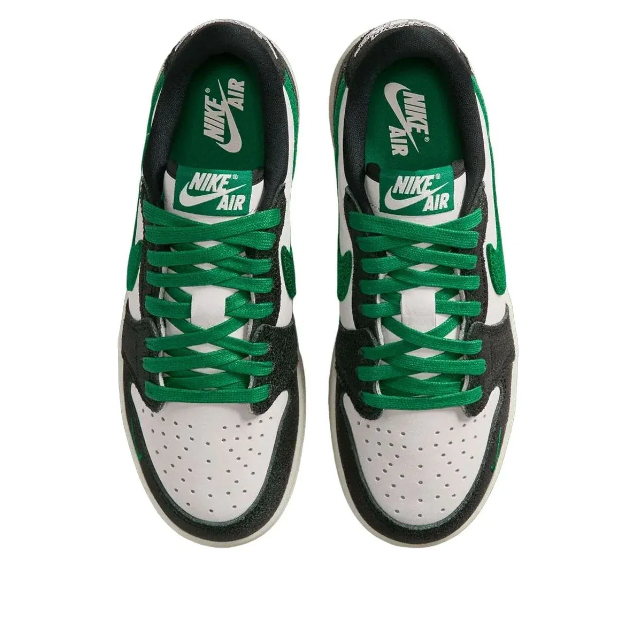 Кроссовки Air Jordan 1 Low 'Phantom Pine Green Black' IR2283-030, зеленый — фото 3