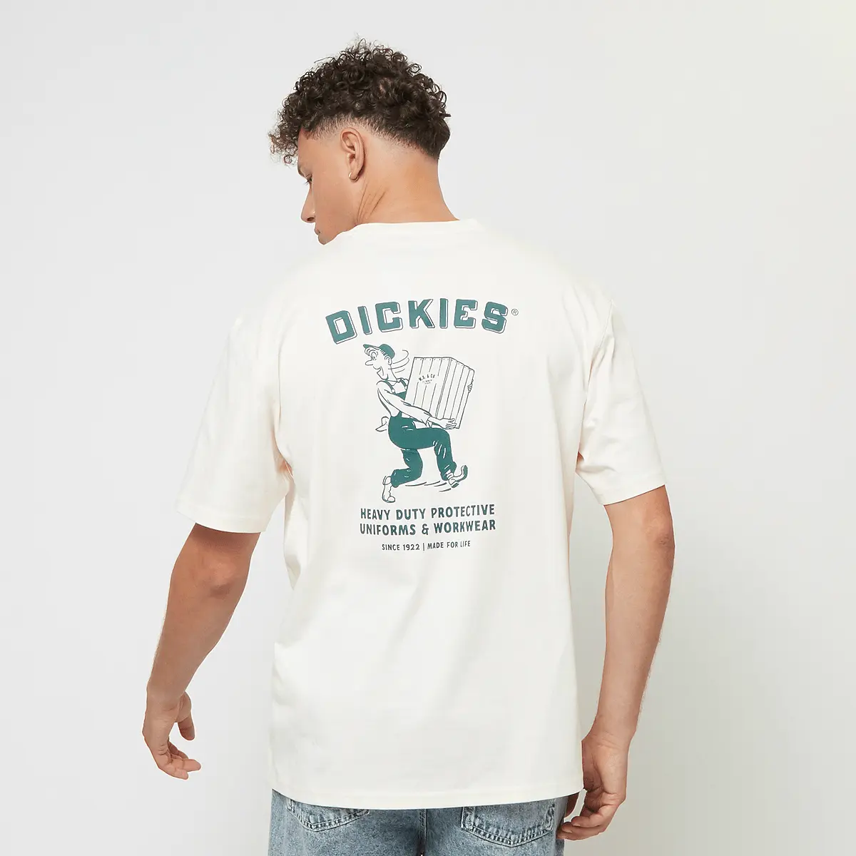 

Футболка Dickies Builder Tee Short Sleeve, белый/зеленый