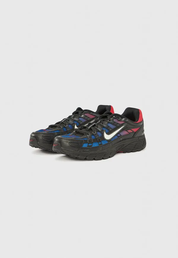 Кроссовки унисекс p 6000 fade Nike Sportswear, Black/Off White/Bright Crimson/Game Royal — фото 2