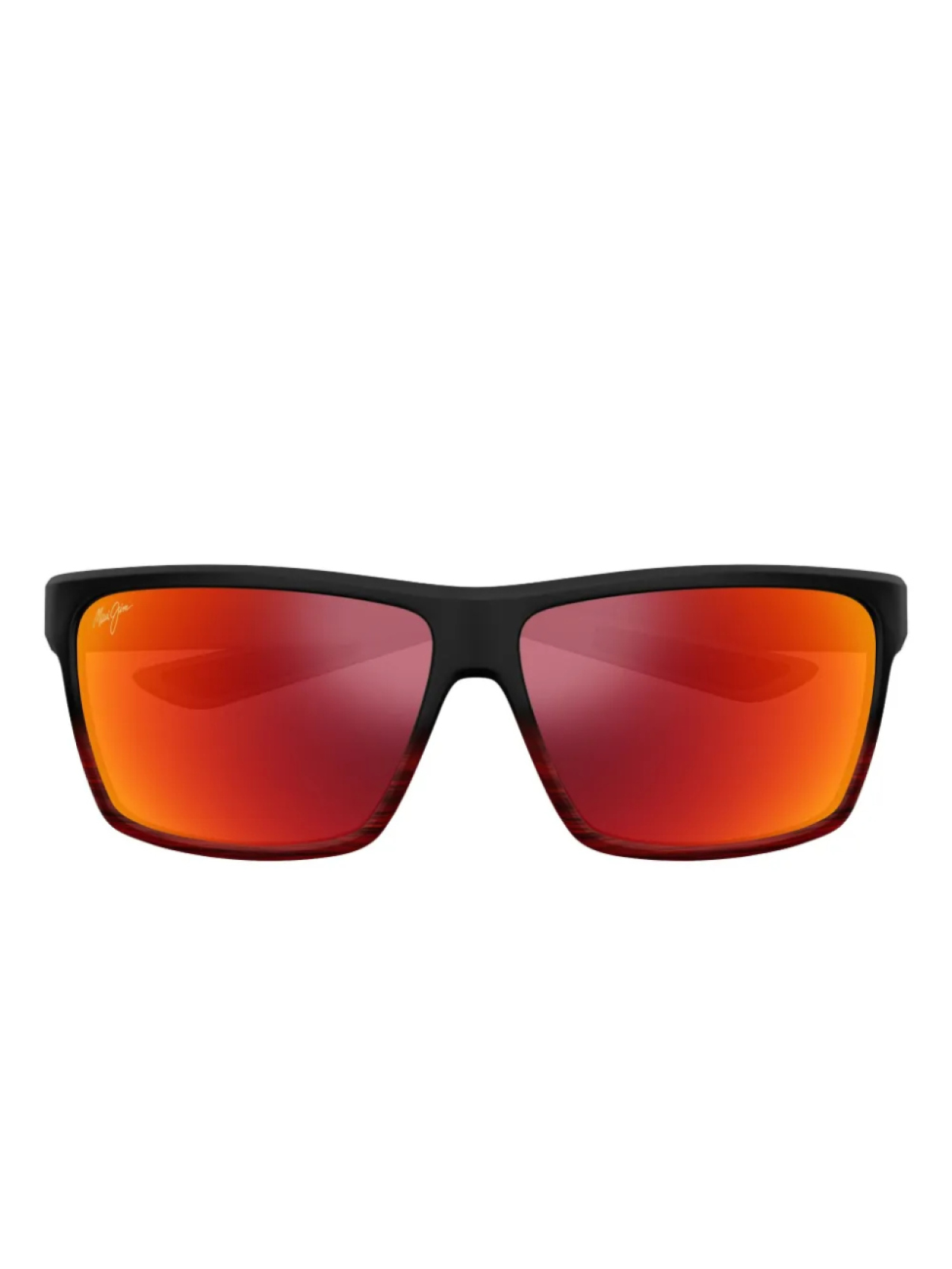 

Солнцезащитные очки Maui Jim Alenuihaha с матовыми красными линзами, черный