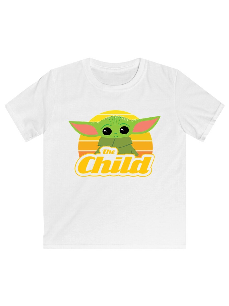 

Футболка F4Nt4Stic STAR WARS THE MANDALORIAN CHILD RETRO, белый