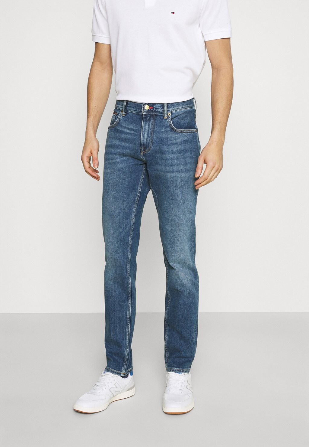 Джинсы-сигареты CORE DENTON STRAIGHT Tommy Hilfiger, бостонский индиго