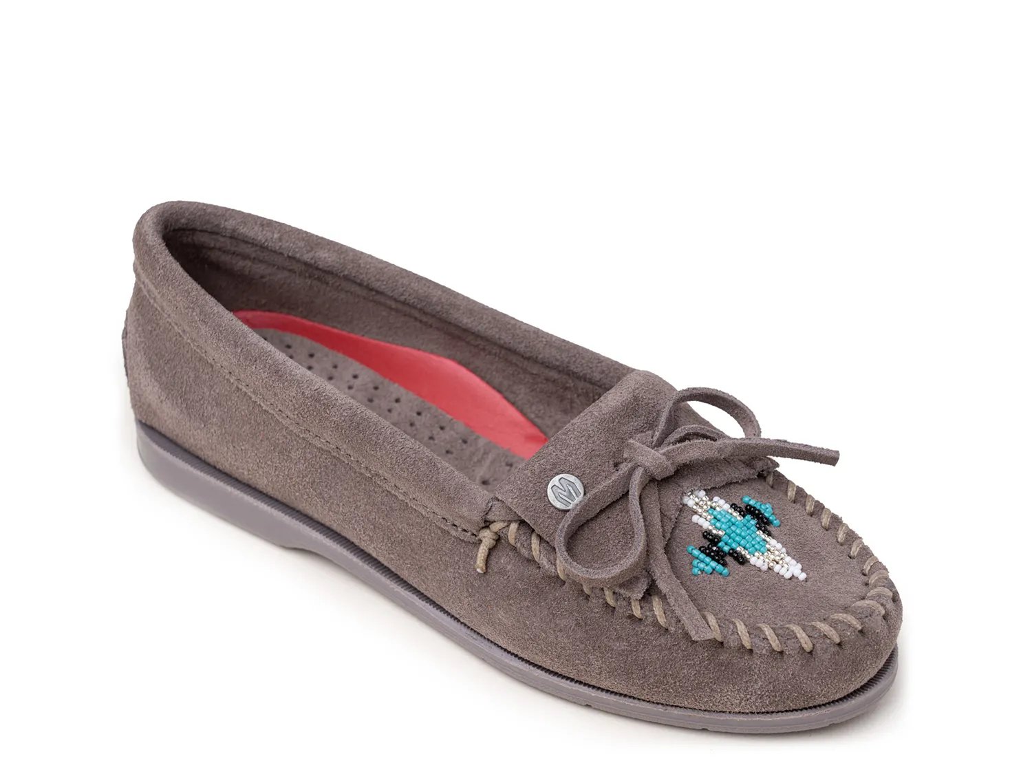 Тапочки Minnetonka Nizhoni Moc Slipper - Women's, серый