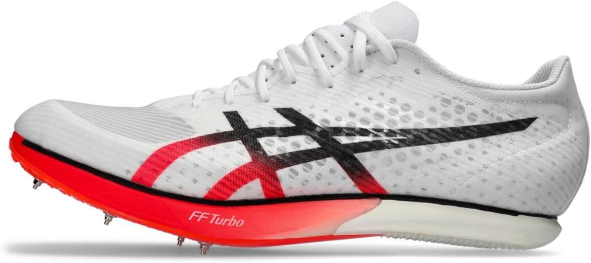 

Кроссовки для легкой атлетики ASICS Unisex METASPEED MD, белый/черный