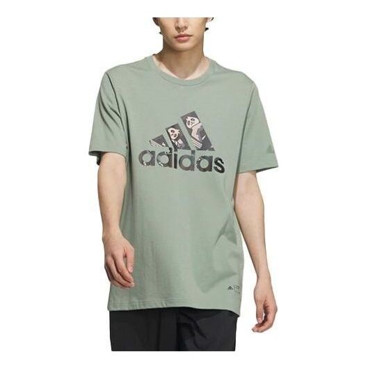 

Футболка china bos Adidas, зеленый