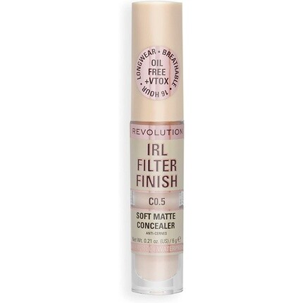 

Makeup Revolution Irl Filter Finish Консилер от среднего до полного покрытия C0,5 6G, Revolution Beauty
