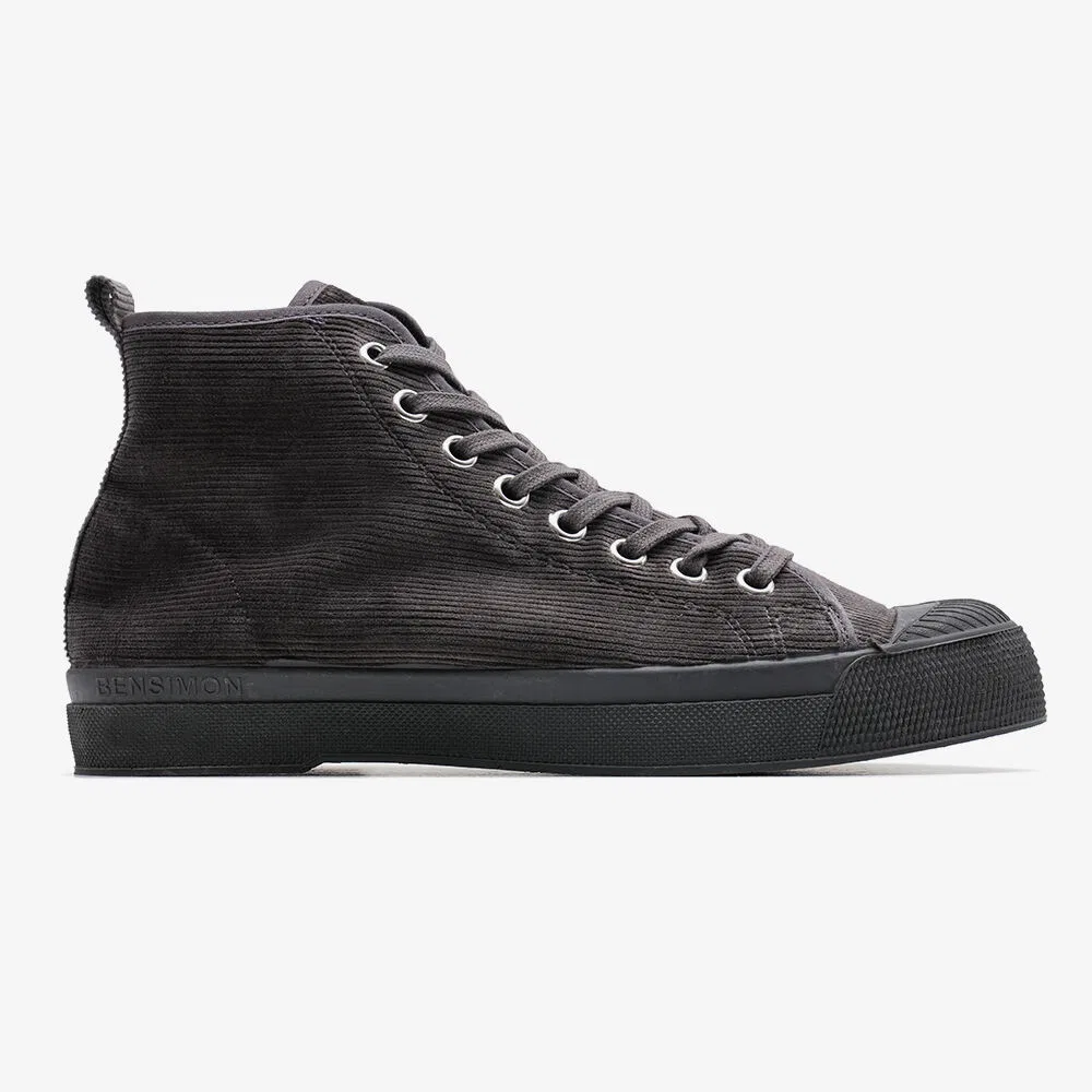 Мужские высокие кеды Stella Corduroy цвета Slate от Bensimon
