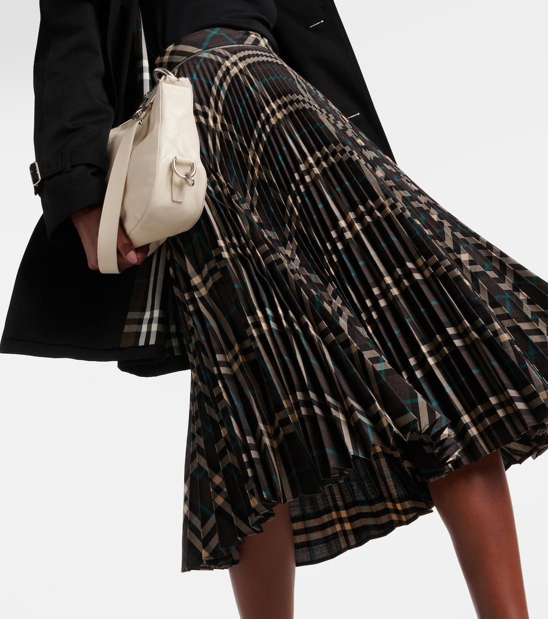 Юбка Burberry, женская, клетчатая, Snug Ip Check — фото 4